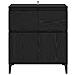 Credenza con cassetto Rovere Nero 60 x 35 x 70 cm - Foto miniatura 6