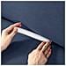 Copridivano Elasticizzato Universale A 3 Posti Blu Navy Tinta Unita - Foto miniatura 4