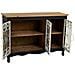 Credenza In Legno E Metallo Nero 120x36x80,5h - Foto miniatura 3
