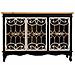 Credenza In Legno E Metallo Nero 120x36x80,5h - Foto miniatura 5