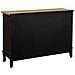 Credenza In Legno E Metallo Nero 120x36x80,5h - Foto miniatura 6