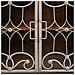Credenza In Legno E Metallo Nero 120x36x80,5h - Foto miniatura 8