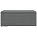 Pouf Grigio scuro Tessuto e Legno Ingegnerizzato - Foto miniatura 4