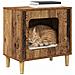 Casa per Gatti Legno vecchio 51 x 30 x 52 cm Legno multistrato - Foto miniatura 3