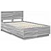 Struttura del letto con testiera Grigio Sonoma 120 x 190 cm - Foto miniatura 4