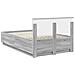 Struttura del letto con testiera Grigio Sonoma 120 x 190 cm - Foto miniatura 9