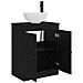 Mobile da bagno con lavabo Nero 54 x 35 x 83 cm - Foto miniatura 3