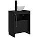 Mobile da bagno con lavabo Nero 54 x 35 x 83 cm - Foto miniatura 5