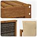 Set divani con cuscino 11 pcs Legno di Acacia Massello - Foto miniatura 6