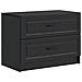 Armadio da Notte Nero 62 x 34,5 x 44,5 cm Legno ingegnerizzato - Foto miniatura 1