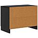 Armadio da Notte Nero 62 x 34,5 x 44,5 cm Legno ingegnerizzato - Foto miniatura 6