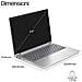 EliteBook 6 G2a 14 inch Notebook Next Gen AI PC Wolf Pro Security Edition AMD Ryzen AI 5 Computer portatile 35,6 cm (14") WUXGA 24 GB DDR5-SDRAM 512 GB SSD Wi-Fi 7 (802.11be) Windows 11 Pro Argento - Foto miniatura 7