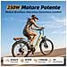 24 Pollici Bicicletta Elettrica Urbana per Adulti SU7 Batteria 36V 13Ah Shimano 7 Velocità Display LCD con sblocco NFC 250W 25KM /H 30-60km E-Bike Beige per Uomo e Donna - Foto miniatura 2