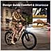 24 Pollici Bicicletta Elettrica Urbana per Adulti SU7 Batteria 36V 13Ah Shimano 7 Velocità Display LCD con sblocco NFC 250W 25KM /H 30-60km E-Bike Beige per Uomo e Donna - Foto miniatura 4