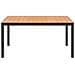 Tavolo Da Pranzo Per Giardino Wpc Alluminio 150x90x74cm Marrone - Foto miniatura 2