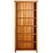 Libreria a 6 Ripiani 80x22,5x180 cm in Massello di Rovere - Foto miniatura 2