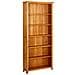 Libreria a 6 Ripiani 80x22,5x180 cm in Massello di Rovere - Foto miniatura 1
