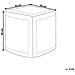 Pouf In Tessuto Grigio / beige Talpa 42 X 42 Cm Meerut - Foto miniatura 15
