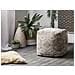 Pouf In Tessuto Grigio / beige Talpa 42 X 42 Cm Meerut - Foto miniatura 10