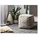 Pouf In Tessuto Grigio / beige Talpa 42 X 42 Cm Meerut - Foto miniatura 2