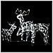 Decorazioni di Natale a Forma di Renne 3 pz 229 LED - Foto miniatura 3