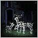 Decorazioni di Natale a Forma di Renne 3 pz 229 LED - Foto miniatura 1