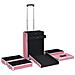Valigia Trolley Per Cosmetici In Alluminio Rosa - Foto miniatura 6