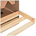 Casetta Cova per Galline 3 Scomparti 93x40x65 cm Legno di Pino - Foto miniatura 2