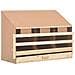 Casetta Cova per Galline 3 Scomparti 93x40x65 cm Legno di Pino - Foto miniatura 3