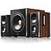 S360DB Sistema di Altoparlanti Multimediali 2.1 Attivi Bluetooth Potenza 150 Watt Colore Nero / Legno - Foto miniatura 1