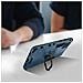 Cover Samsung Galaxy A51 Bi-materiale Anello Supporto Video Blu - Foto miniatura 6