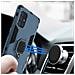 Cover Samsung Galaxy A51 Bi-materiale Anello Supporto Video Blu - Foto miniatura 7