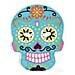 6 Maschere Di Cartone Piatte Da Colorare - Calavera Messicana - Foto miniatura 6