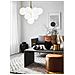 Merlot Ceiling Lamp, Ceiling Light Pendant Light For Living Room Bedroom, Pendant Light Pendant Lamp, 13 X 20 W G9 Bulbs (non Incluso) Moderno Ottone / bianco. - Foto miniatura 2
