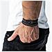 Bracciale in Pelle da Uomo, ""Wrap"", 46cm, Marrone - Foto miniatura 4
