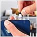 Alloggio Sim Iphone 12 / 12 Pro Supporto Scheda Nano Sim Di Ricambio - Blu - Foto miniatura 3