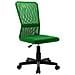 Sedia da Ufficio Verde 44x52x100 cm in Tessuto a Rete - Foto miniatura 1