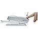 0736 Luna Mezza Striscia Esecutivo Heavy Duty Stapler - Argento Da 50 Fogli Capacit - Foto miniatura 2