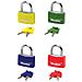 9141EURDCOL, Key lock, Keyed to differ, Storage locker, Cassetta degli attrezzi, Blu, Verde, Rosso, Giallo, Alluminio, Acciaio - Foto miniatura 2