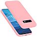 Custodia Compatibile Con Samsung Galaxy S10 Plus In Liquid Rosa - Coperchio Protettivo In Silicone Tpu Flessibile - Foto miniatura 1