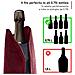 Borsa Termica Per Bottiglie Di Vino O Champagne, Refrigeratore Vino, Raffredda Bottiglie Di Vino Da Tavolo, Ghiaccio Per Bottiglie, Tessuto Idrorepellente Ed Elastico (bordeaux)  - Foto miniatura 7