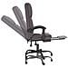 Poltrona da Ufficio Massaggiante Reclinabile Grigio Similpelle - Foto miniatura 9