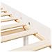Letto per Anziani Bianco 75x190 cm Small Single Legno di Pino - Foto miniatura 5