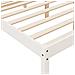 Letto per Anziani Bianco 75x190 cm Small Single Legno di Pino - Foto miniatura 6