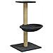 Albero Per Gatti Con Palo Tiragraffi Sisal Grigio Scuro 74 Cm - Foto miniatura 1
