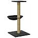 Albero Per Gatti Con Palo Tiragraffi Sisal Grigio Scuro 74 Cm - Foto miniatura 5
