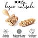 Set Di Massaggi In Legno Per Il Corpo Con Rullo Derma Per Il Viso, Il Collo, Le Braccia E Le Mani - Foto miniatura 1