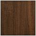 Comodino Marrone Fumo 44x45x58 Cm In Legno Multistrato - Foto miniatura 8