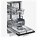 Lavastoviglie DW50R4060BB /EO da Incasso a Scomparsa Totale Classe E Capacità 9 Coperti - Foto miniatura 6