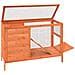 Conigliera Marrone 103x44x69,5 cm in Legno Massello di Pino - Foto miniatura 3